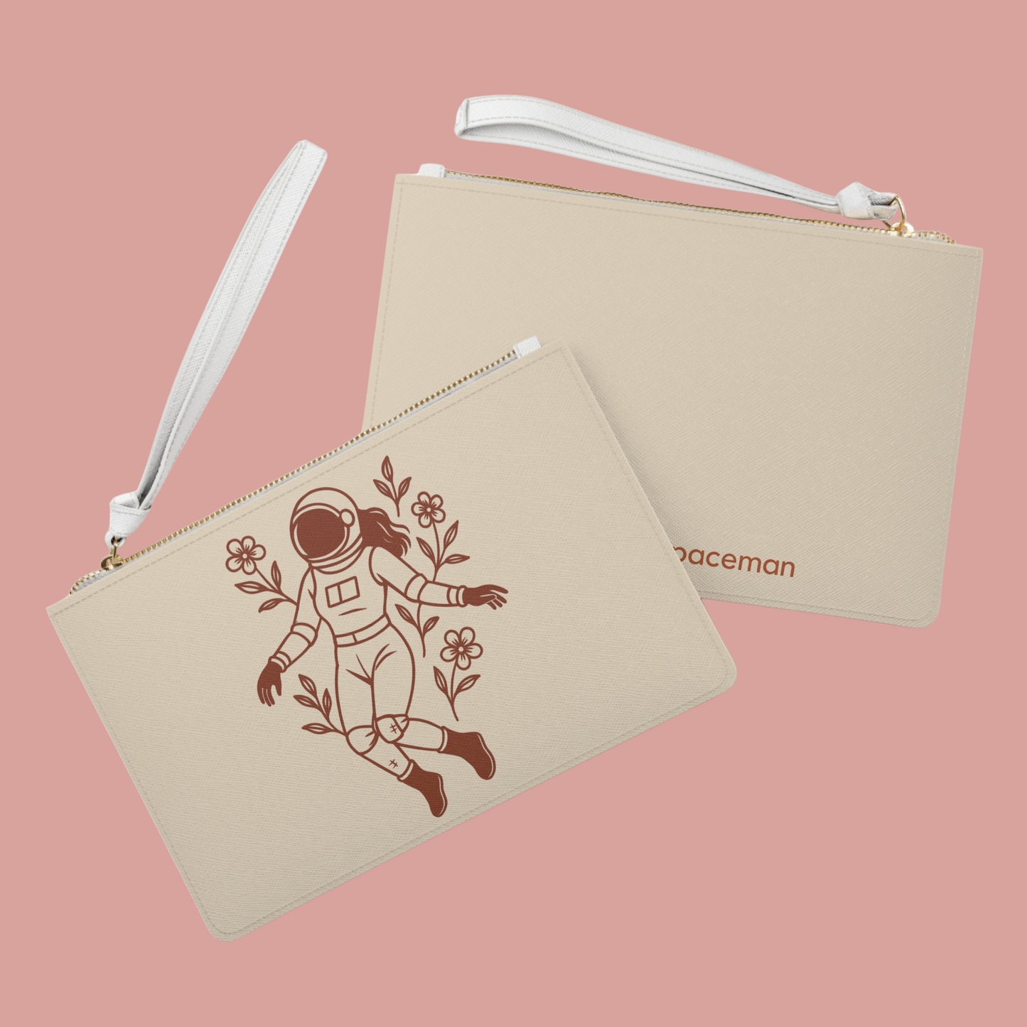 deFlowered Wristlet Clutch | Feminine Astronaut Surrealism | speechlessSpaceman
