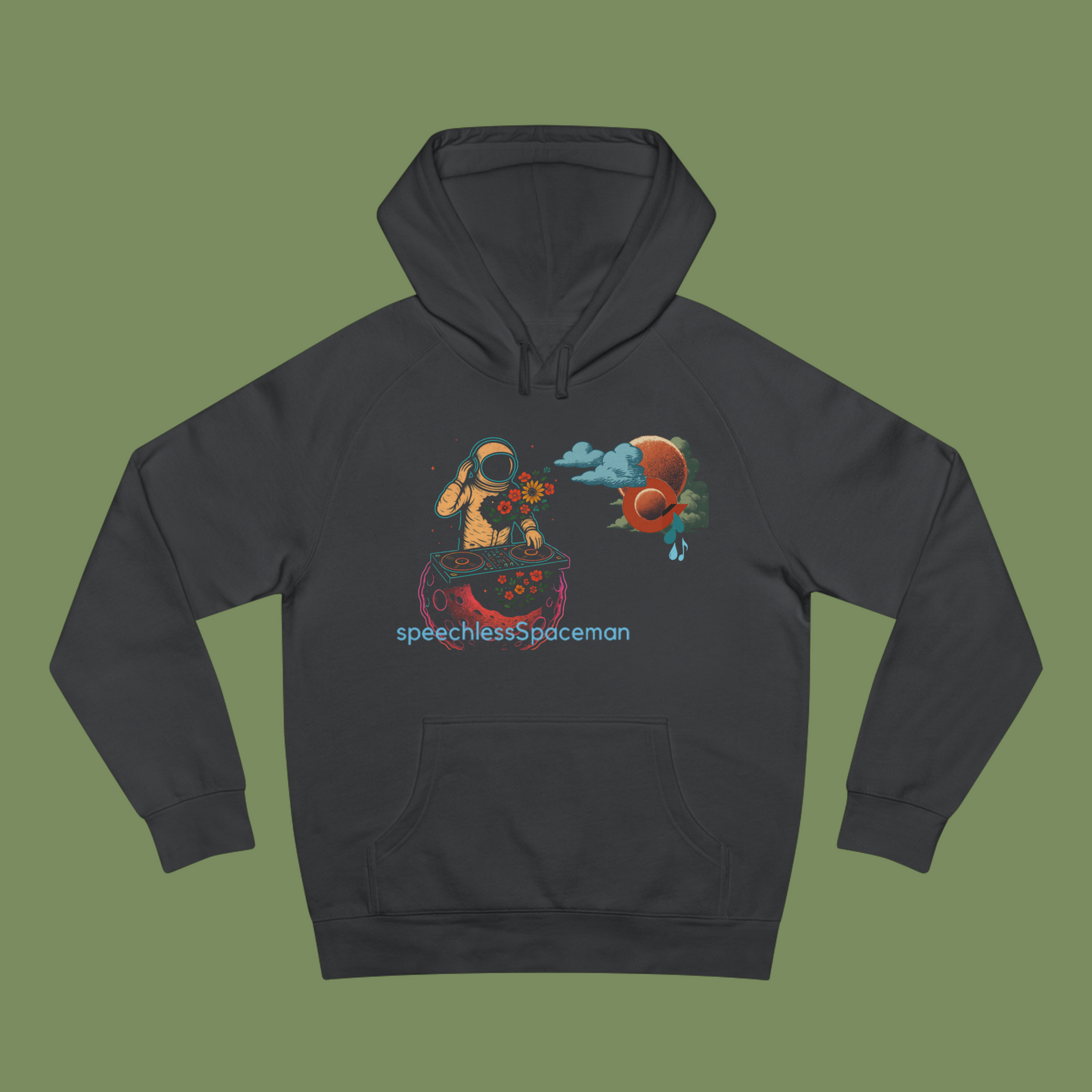 floatingDrop Hoodie | Penumbra and Moon | speechlessSpaceman