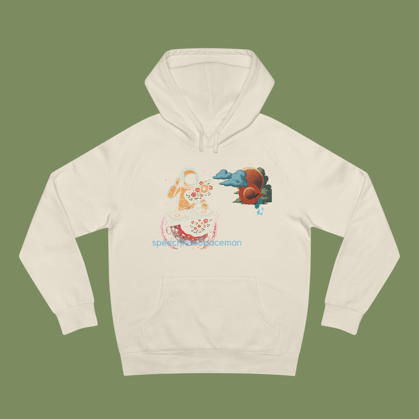 floatingDrop Hoodie | Penumbra and Moon | speechlessSpaceman