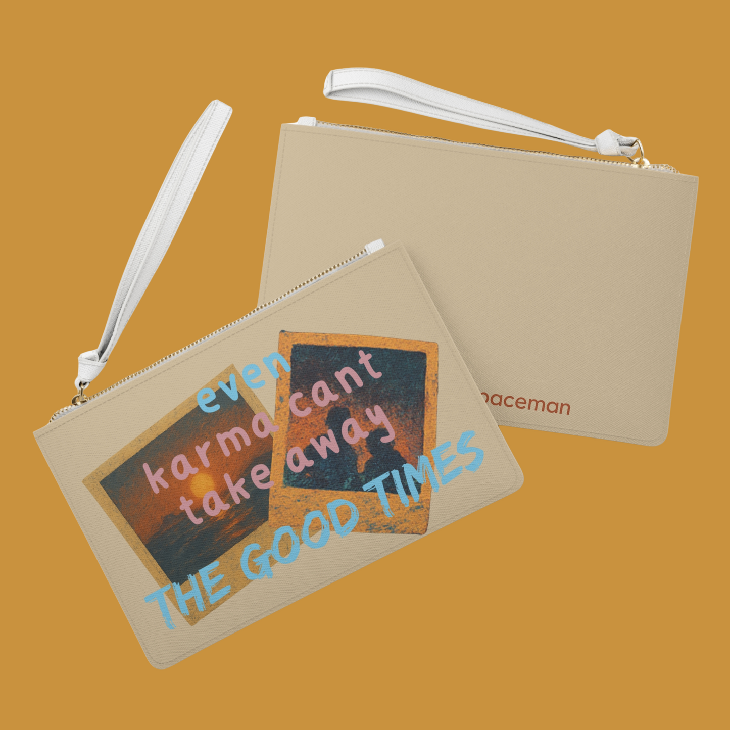 sunSetImmunity Wristlet Clutch | Galaxy Print Purse, Fashion Accessory, Evening Bag | speechlessSpaceman