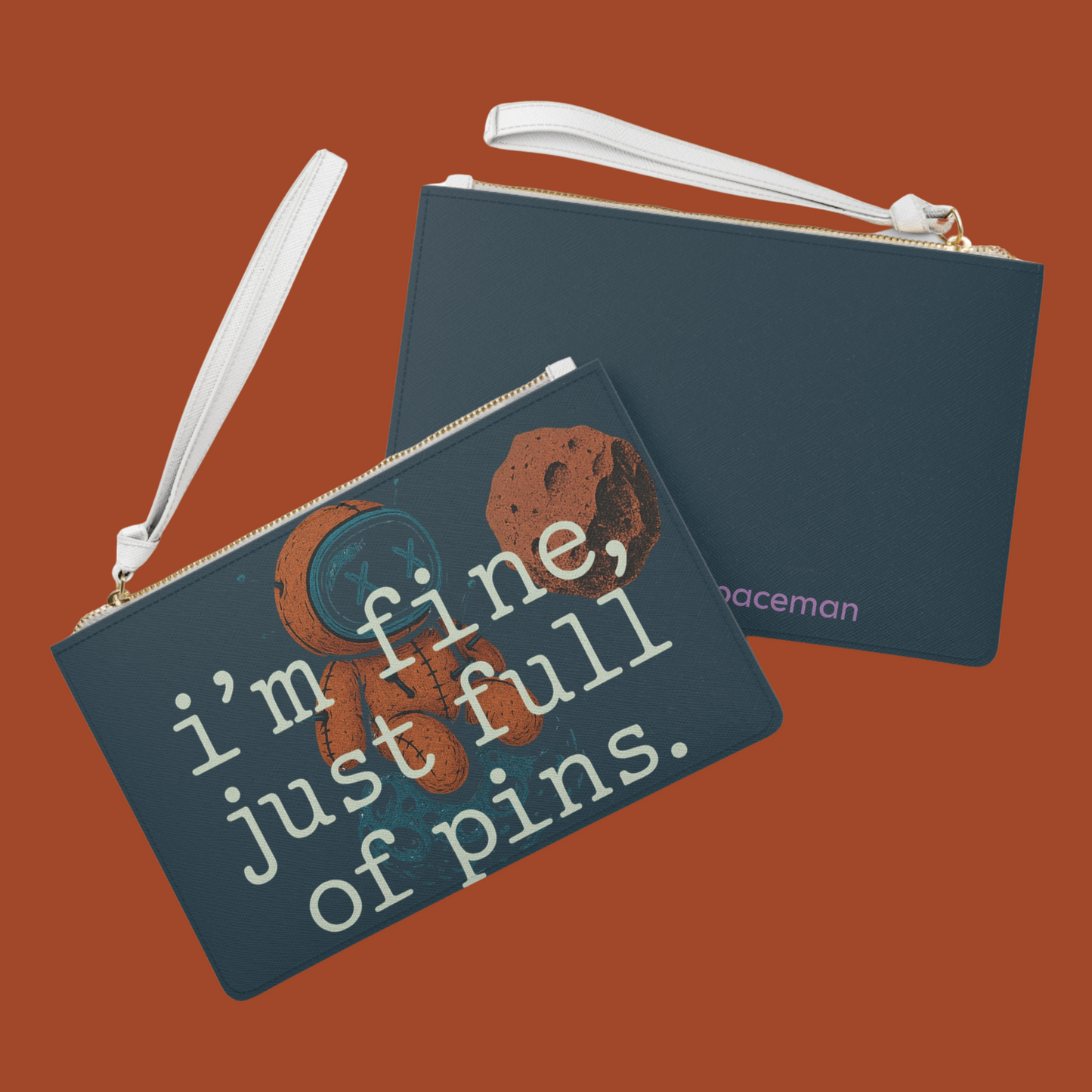 pinnedUp Clutch | Emotional Armor for the Soft-Spoken | speechlessSpaceman