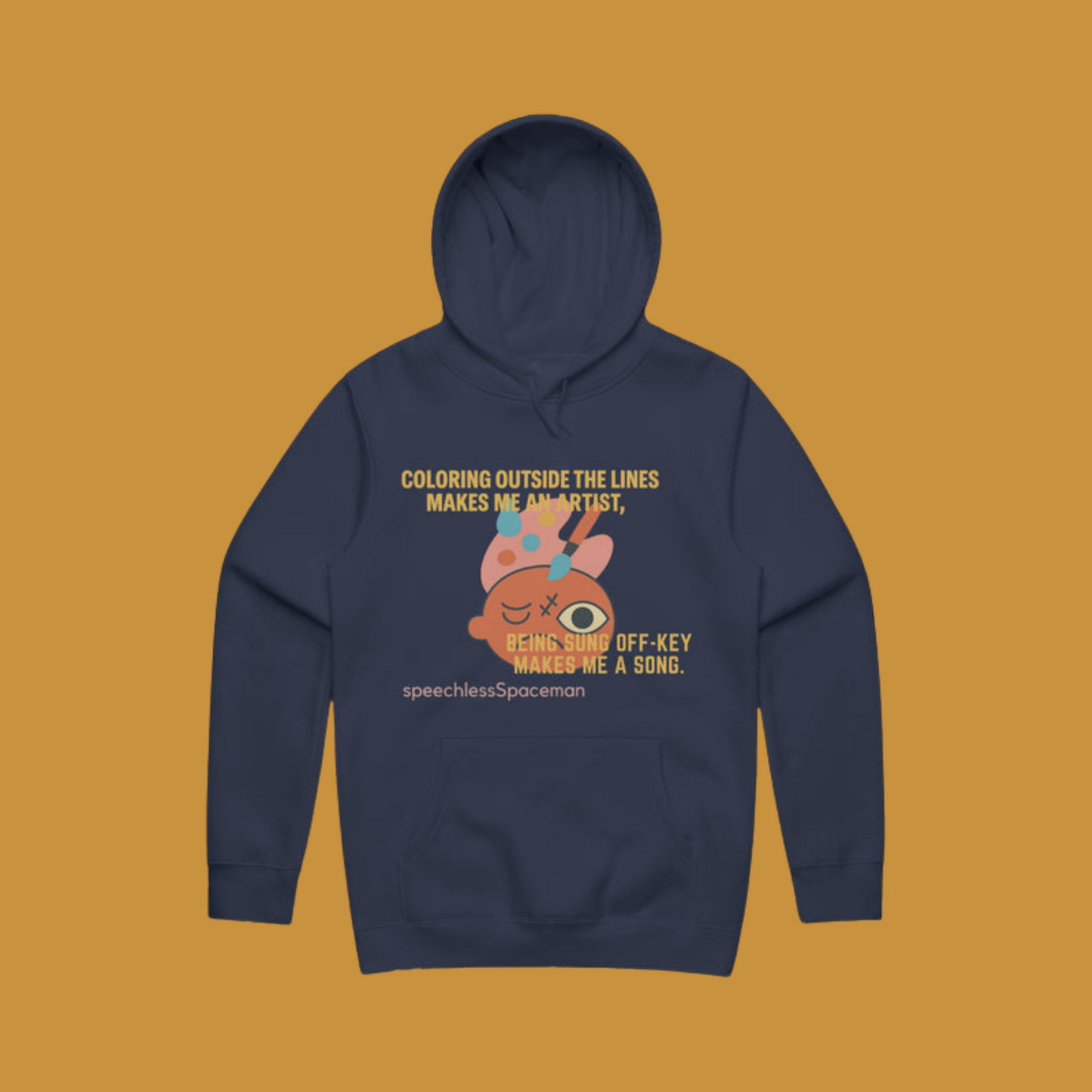 unMarkered Poetry Hoodie | Echo | speechlessSpaceman